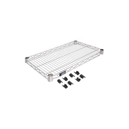 Global Equipment Nexel    S1424C Chrome Wire Shelf 24"W x 14"D 188565C